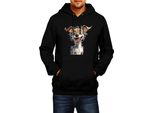 Felpa Con Cappuccio Da Uomo Funny Dogs Breeds Chihuahua Dog Breed, Man M , Noir