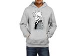 Felpa Con Cappuccio Da Uomo Japan Manga Anime Comics Animation My Hero Anime Academia Katsuki, Man 2XL , Gris