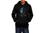 Felpa Con Cappuccio Da Uomo Dragon Anime Manga Ball Z Goku Vs Beerus, Man M , Noir