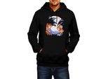 Felpa Con Cappuccio Da Uomo Dragon Anime Manga Ball Z Goku Vs Vegeta, Man M , Noir