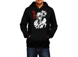 Felpa Con Cappuccio Da Uomo Naruto Jiraiya 04, Man S , Noir