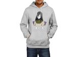 Felpa Con Cappuccio Da Uomo Naruto Orochimaru 03, Man M , Gris
