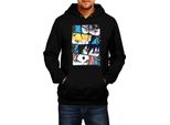 Felpa Con Cappuccio Da Uomo Naruto Team 7 05, Man S , Noir