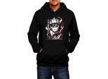 Felpa Con Cappuccio Da Uomo Naruto Naruto Kurama 02, Man 2XL , Noir