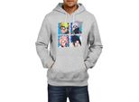 Felpa Con Cappuccio Da Uomo Naruto Team 7 03, Man S , Gris
