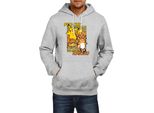 Felpa Con Cappuccio Da Uomo Japan Anime Manga Pokemon Pikachu 01 Pikachu Light, Man L , Gris