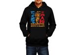 Felpa Con Cappuccio Da Uomo Japan Anime Manga One Manga Piece Anime We Are Brothers We Are Brothers, Man S , Noir