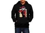 Felpa Con Cappuccio Da Uomo Anime Manga Neon Anime Genesis Manga Evangelion Misato Katsuragi Misato Katsuragi, Man 2XL , Noir