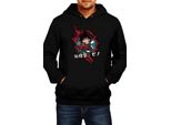 Felpa Con Cappuccio Da Uomo Anime Manga Dragon Anime Manga Ball Z Goku Chibi Goku Chibi, Man M , Noir