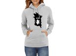 Felpa Con Cappuccio Da Donna Dragon Anime Manga Ball Z Goku 35, Lady 2XL / Gris