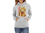 Felpa Con Cappuccio Da Donna Dragon Anime Manga Ball Z Goku 38, Lady S / Gris