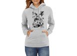 Felpa Con Cappuccio Da Donna Dragon Anime Manga Ball Z Goku 08, Lady Xs / Gris