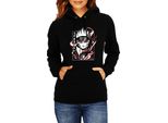 Felpa Con Cappuccio Da Donna Naruto Naruto Kurama 02, Lady Xl / Noir