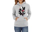 Felpa Con Cappuccio Da Donna Naruto Itachi Crows, Lady S / Gris
