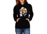 Felpa Con Cappuccio Da Donna Naruto Naruto & Kurama, Lady Xl / Noir