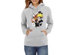 Felpa Con Cappuccio Da Donna Naruto Naruto & Kurama, Lady S / Gris