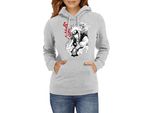 Felpa Con Cappuccio Da Donna Naruto Jiraiya 04, Lady 2XL / Gris