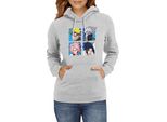 Felpa Con Cappuccio Da Donna Naruto Team 7 03, Lady 2XL / Gris