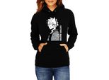 Felpa Con Cappuccio Da Donna Japan Manga Anime Comics Animation My Hero Anime Academia Katsuki, Lady 2XL / Noir