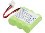 Avizar, Batteria Nimh 300Mah Per Telefono Audioline CDL970 3,6V, Verde