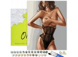 Oh Arte! Pittura Con I Numeri Adulti - Donna In Corpo Nudo Erotico 40 X 50 Cm Tela Con Cornice In Legno 25 Colori Acrilici Set 3 Pennelli Quadro Fai Da Te Arte Moderna