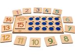 Set Montessori In Legno Per L'apprendimento Dei Numeri E Del Conteggio