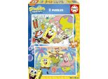 Educa - Spongebob Squarepants - Puzzle 2X100 Pezzi