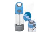 B.Box Bottiglia Con Cannuccia Tritan 450Ml Ardesia Blu