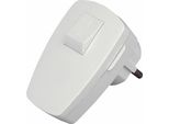 Kopp 170402006 - Spina Di Sicurezza Con Interruttore (1 Pz.), Colore Bianco