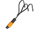 Fiskars Quikfit Nero, Arancione Coltivatore Manuale