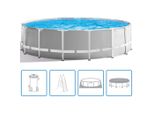 Set Piscina Intex Prism Frame Rotondo 457 X 122 Cm 26726GN