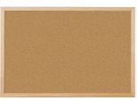 Q-Connect® KF03566 Bacheca In Sughero 60 X 40 Cm Marrone Con Cornice In Legno