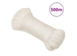 The Living Store Corda Da Lavoro Bianca 8 Mm 500 M Polipropilene