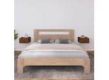 The Living Store Comodini Da Parete 2 Pz. Marrone Miele 40X29,5X22 Cm