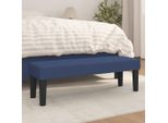 Panca The Living Store In Tessuto Blu 100X30X30 Cm