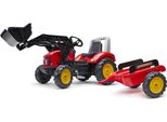 Falk Trattore Rosso Supercharger Per Pedali Da Rimorchio