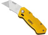 Coltello Multiuso Deli Tools Con Lama Retrattile Edl006Z (Giallo)