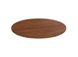 The Living Store Piano Del Tavolo Rotondo Marrone Scuro Ø90X1,5 Cm Legno Di Quercia Trattato