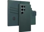 Custodia Samsung Galaxy S24 Ultra - Vera Pelle - Accezz Flip Cover/2 In 1 Case - Verde Scuro