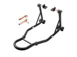 Set Di Cavalletti Per Moto - Cavalletto Di Montaggio Con Portata Di 0,39 T, Tipo U E Tipo L - Cavalletto Di Montaggio Posteriore Da 225-350 Mm/230-330 Mm - Martinetto Per Moto - Martinetto Di Montaggio - Con Quattro Ruote.