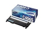 Samsung CLT-C406S - Ciano - Originale - Cartuccia Di Toner - Per CLP-360, 365, 368, Clx 3300, 3305, Xpress C460, C467 (CLT-C406