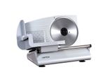 Allesschneider, Fleischschneider Ø 190mm, für Brot Käse Wurst,Allesschneider elektrisch, Brotmaschine Schnittstarke 0-15mm,Fingerschutz und Saugfüße