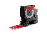 Dymo - Bandkassette - 1 X Schwarz - Rot - Rolle (2,4 Cm) (53717)