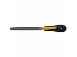 Ironside 137-062 Lima Mezzotonda 200 Mm Taglio2 Impugnatura Bicomponente, Grigio/Nero/Giallo