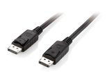 Equip Displayport 1.2 4K/60Hz St/St 1,00M Nero Polisacco