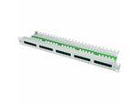 Pannello Patch TelegÄRtner 19", Isdn/Tel, 1U, MPPI25-H Cat.3 Non Schermata, Ral 7035"