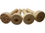 Eduplay 220-009 Stampo Per Modellare Il Legno, Naturale, 4 Pezzi (1 Set)