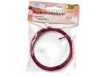Folia 79620 Filo Di Alluminio Per Artigianato - Rosso, 2 Mm X 5 M