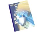 Fellowes 53171 Cartellina A4 Plastica, Pvc Blu, Trasparente 100 Pz