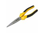 Ironside 121-374 Pinze Telefoniche 200 Mm Pol. Manico A 2 Componenti, Nero/Giallo/Grigio Argento